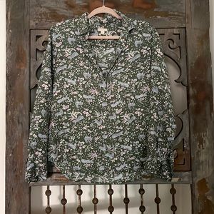 J Crew Collection Silk Shirt